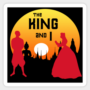 The King and I Design #2 (can be personalised) Sticker